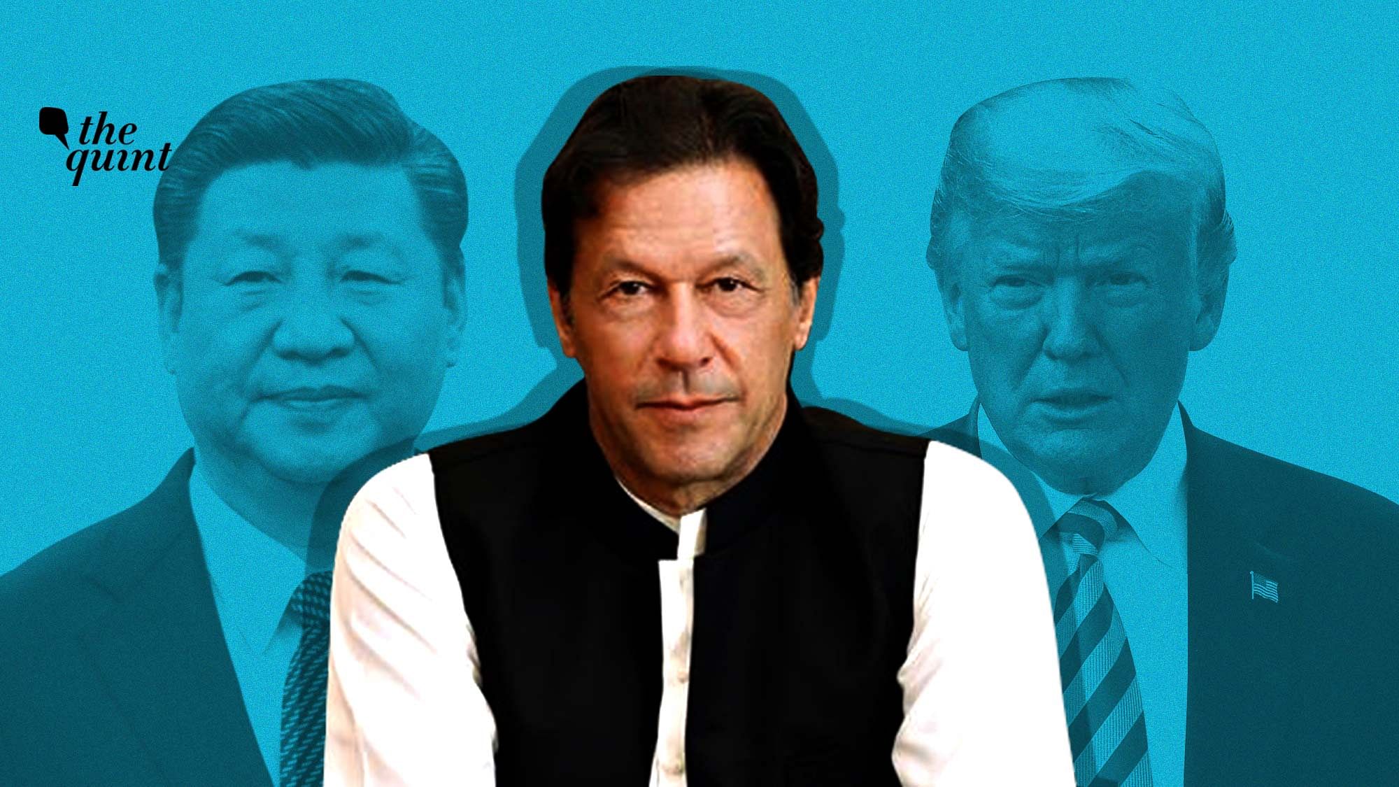 (From Left to Right) Chinese President Xi Jingping, Pakistan Prime Minister Imran Khan and US President Donald Trump.