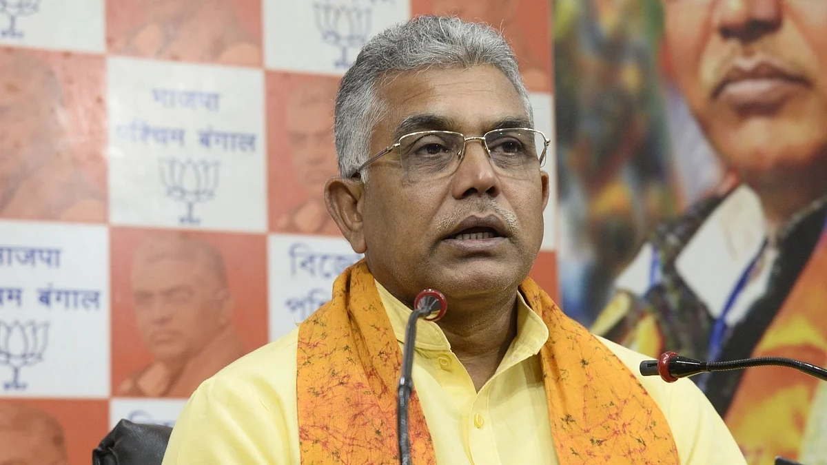 West Bengal BJP chief Dilip Ghosh. 