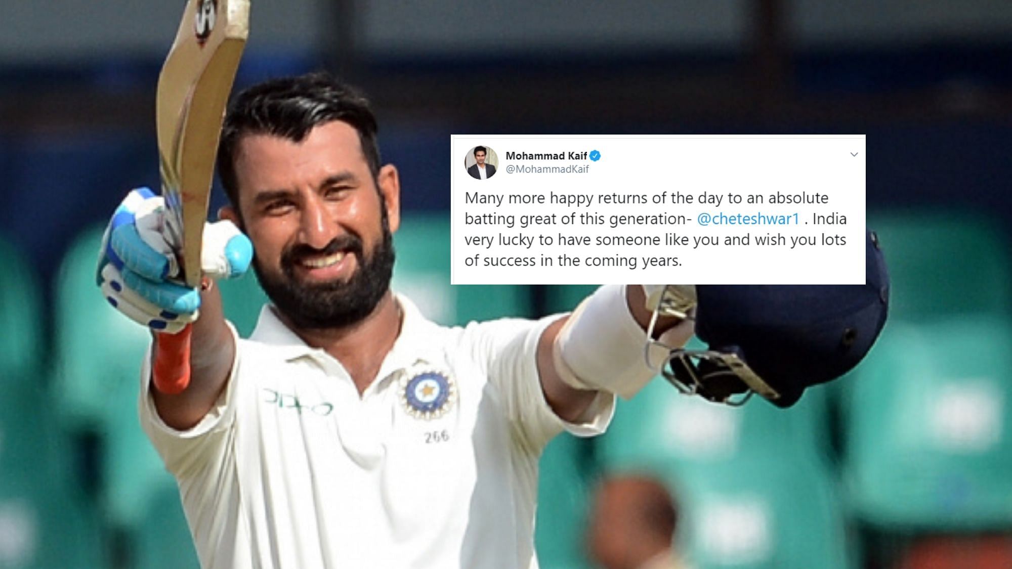 Cheteshwar Pujara on Saturday, 25 January turned 32 and on the occasion, the cricket fraternity came in unison to wish the batsman, who is India’s batting mainstay when it comes to Test cricket.