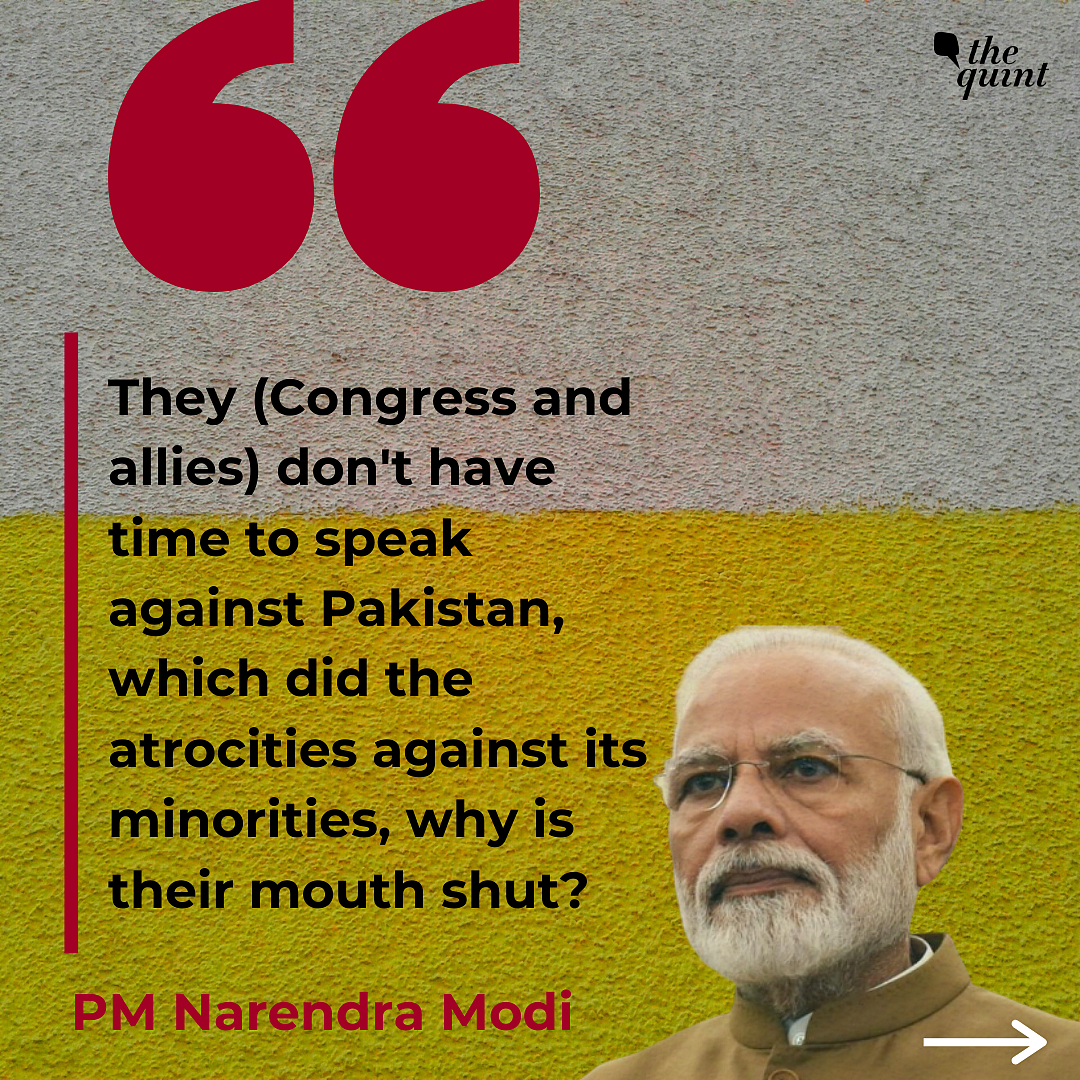 ‘Why Not Protest Against Pak’s Atrocities on Minorities’: PM Modi