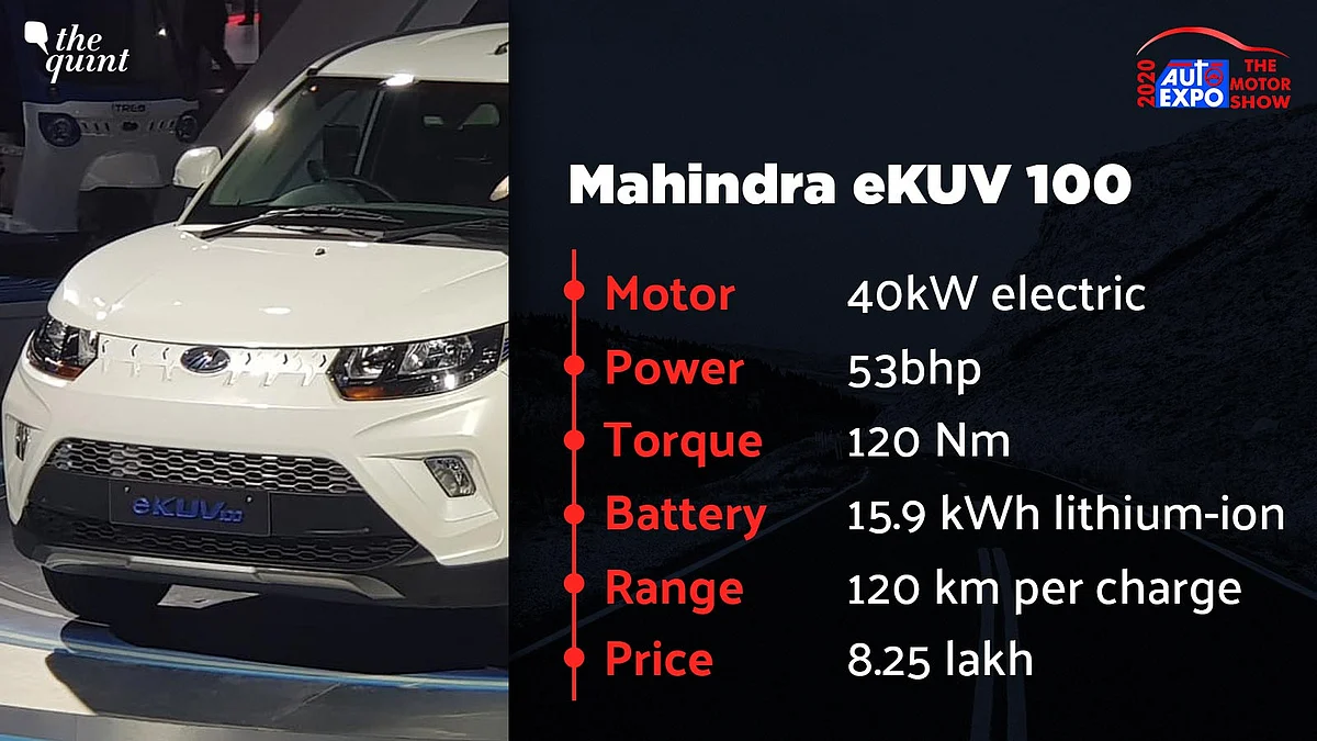 Auto Expo 2020: Mahindra eKUV100 Launched, Funster EV Showcased