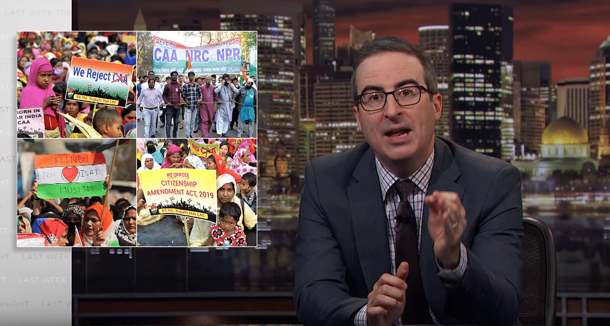 John Oliver ripped through PM Modi’s administration, calling it “really dangerous”.