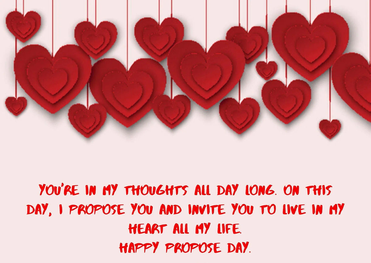 Here are some wishes, quotes, images and cards on Propose Day