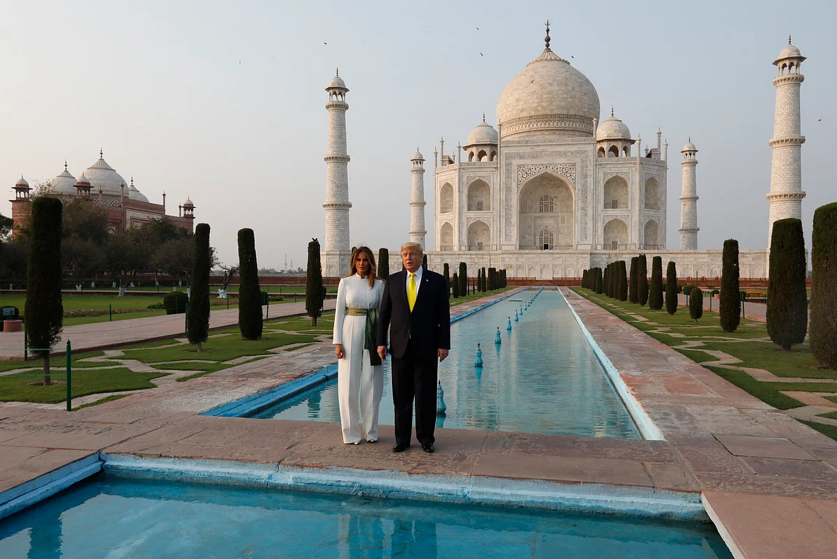 ‘Inspires Awe’: Trump After Taj Mahal Stroll With Melania Trump