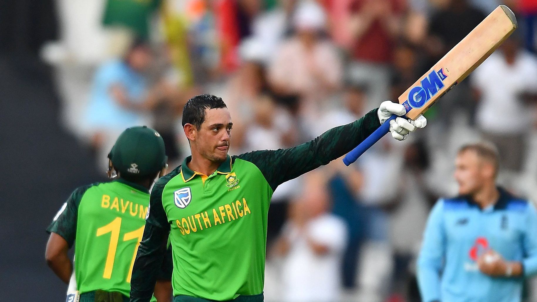 Quinton de Kock’s knock was laced with 11 boundaries and a six.