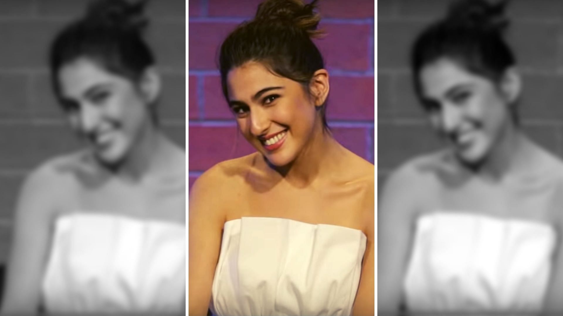Sara Ali Khan in a chat show with East India Comedy