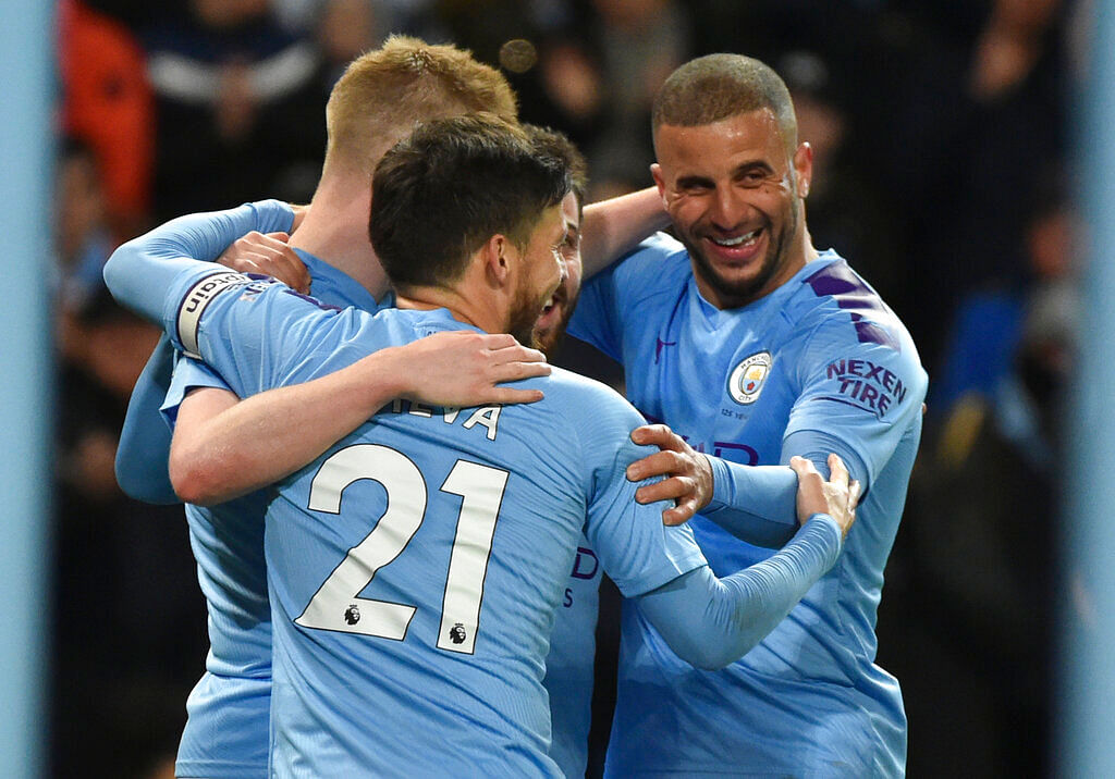 City moved four points clear of third-place Leicester but the gap to leaders Liverpool is still at 22 points.