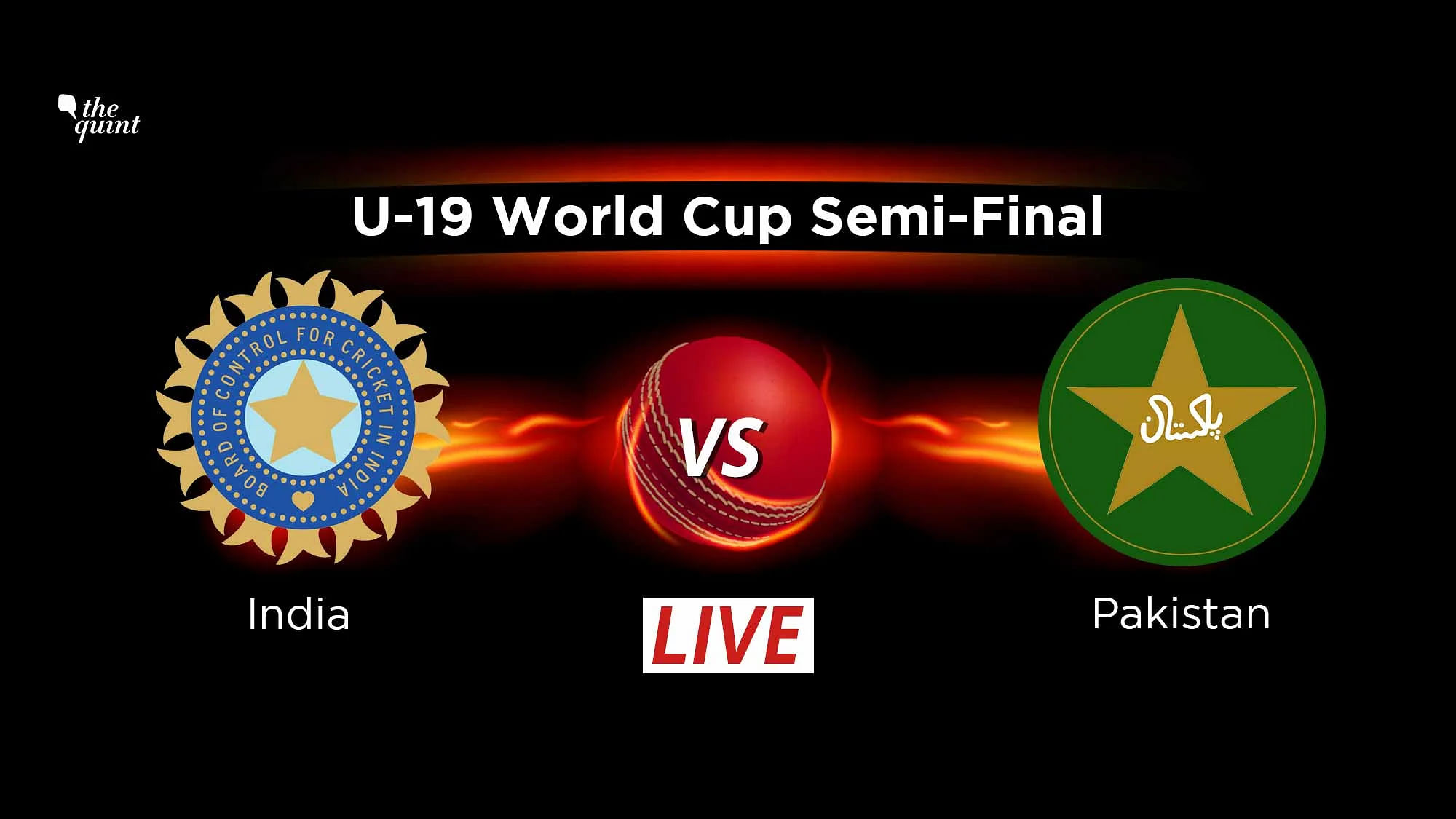 U19 Cricket World Cup India vs Pakistan LIVE Streaming
