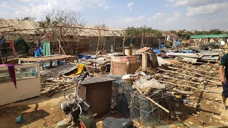 Migrant settlements in Bellandur and Whitefield in Bengaluru were demolished over fears that Bangladeshi immigrants were staying there.