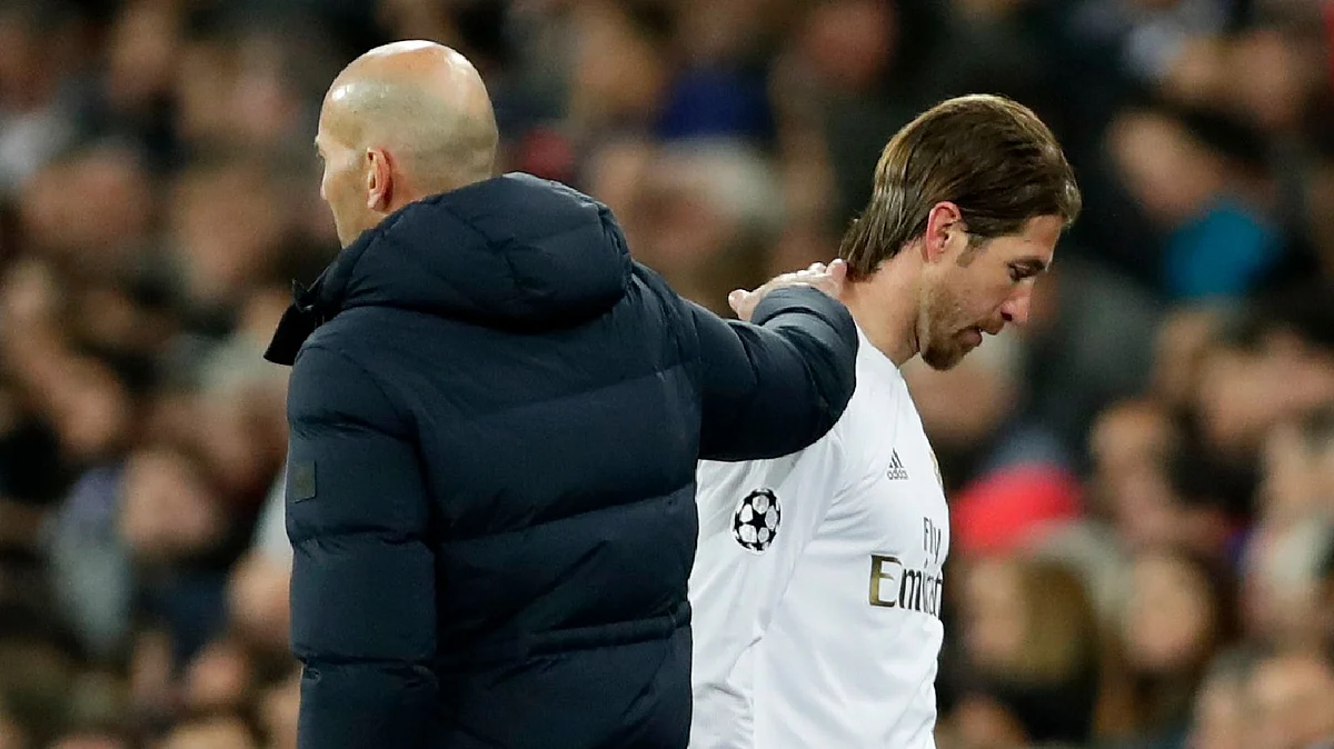 Sergio Ramos was sent off for preventing Jesus from going clear and Madrid’s captain will now be banned for the second leg.