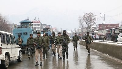 Security had previously been beefed up in Srinagar after three policemen were injured in a grenade explosion in January. Image for representational purposes.