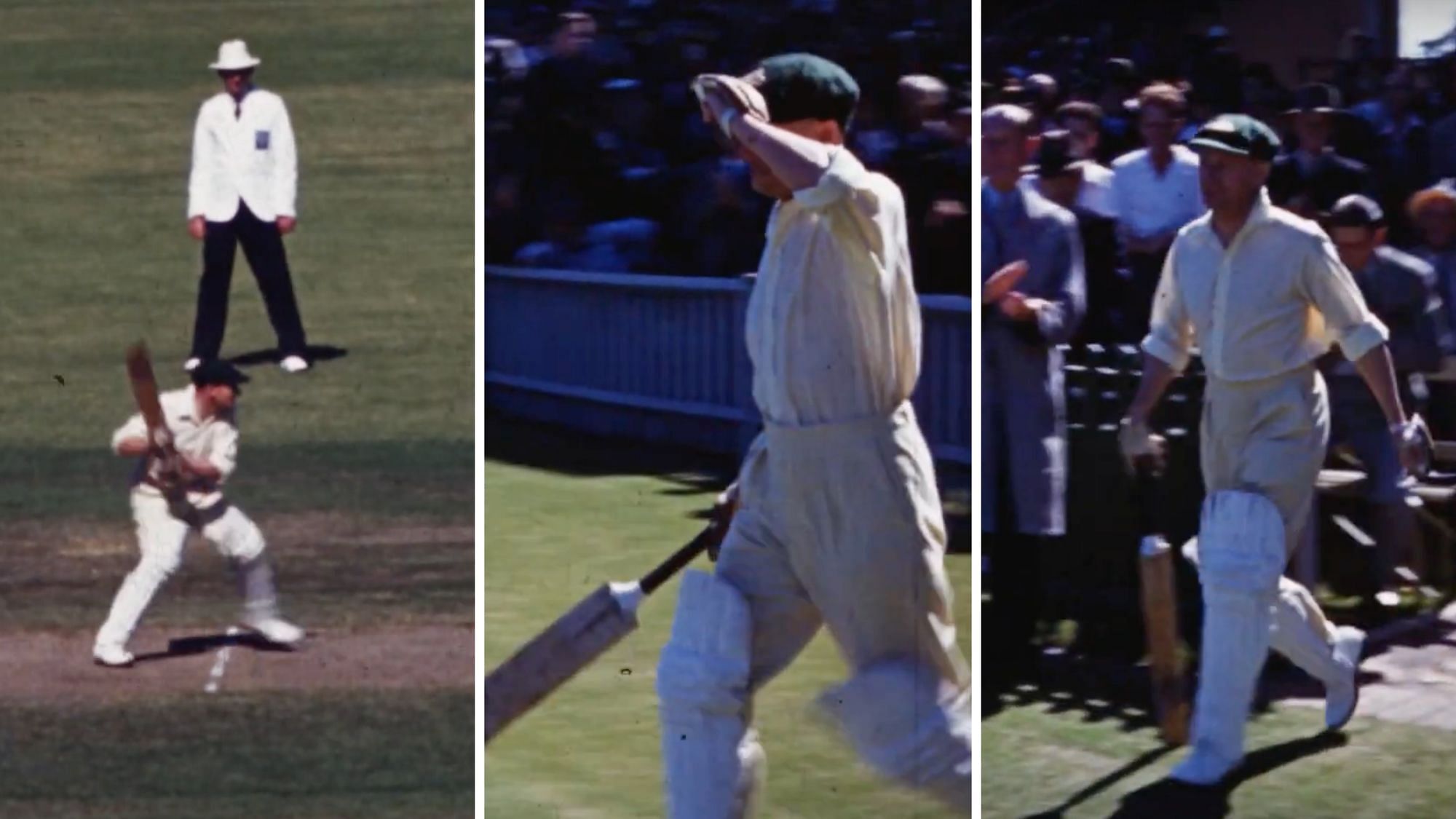 Watch a new video of Sir Don Bradman that was recently found.