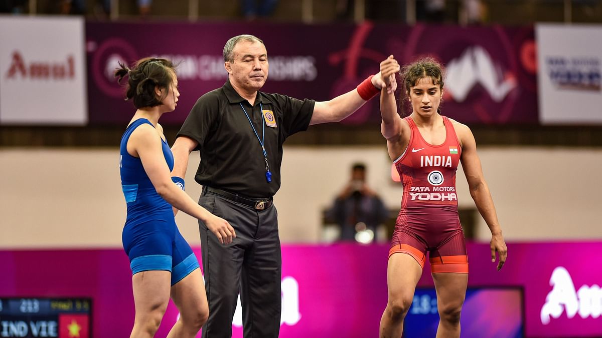 Indian women team registered its best-ever performance returning with eight medals  at the Asian Wrestling C’ships.