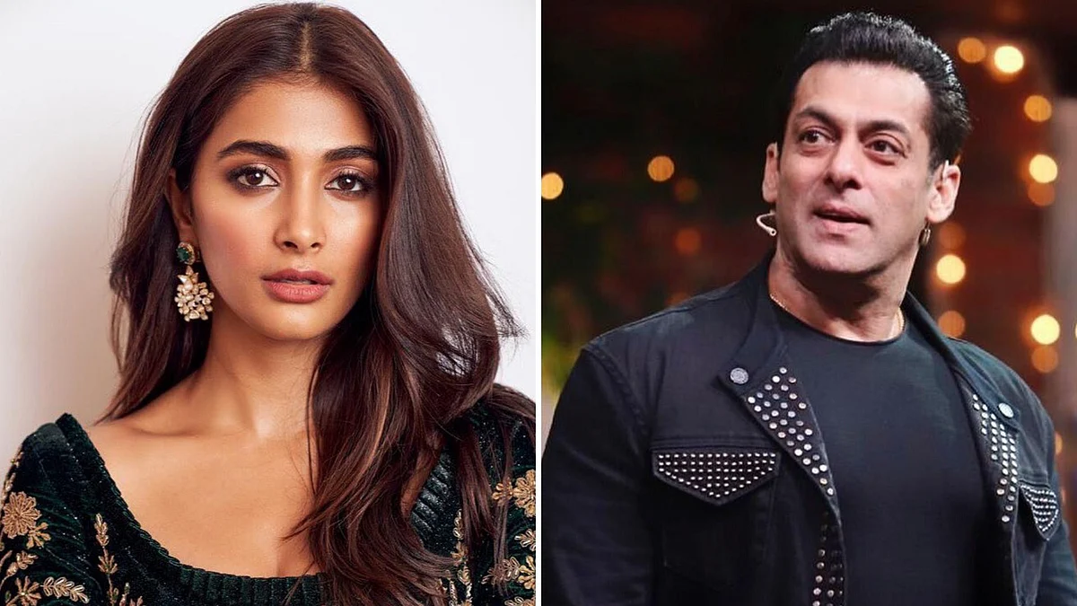 Pooja Hegde and Salman Khan.