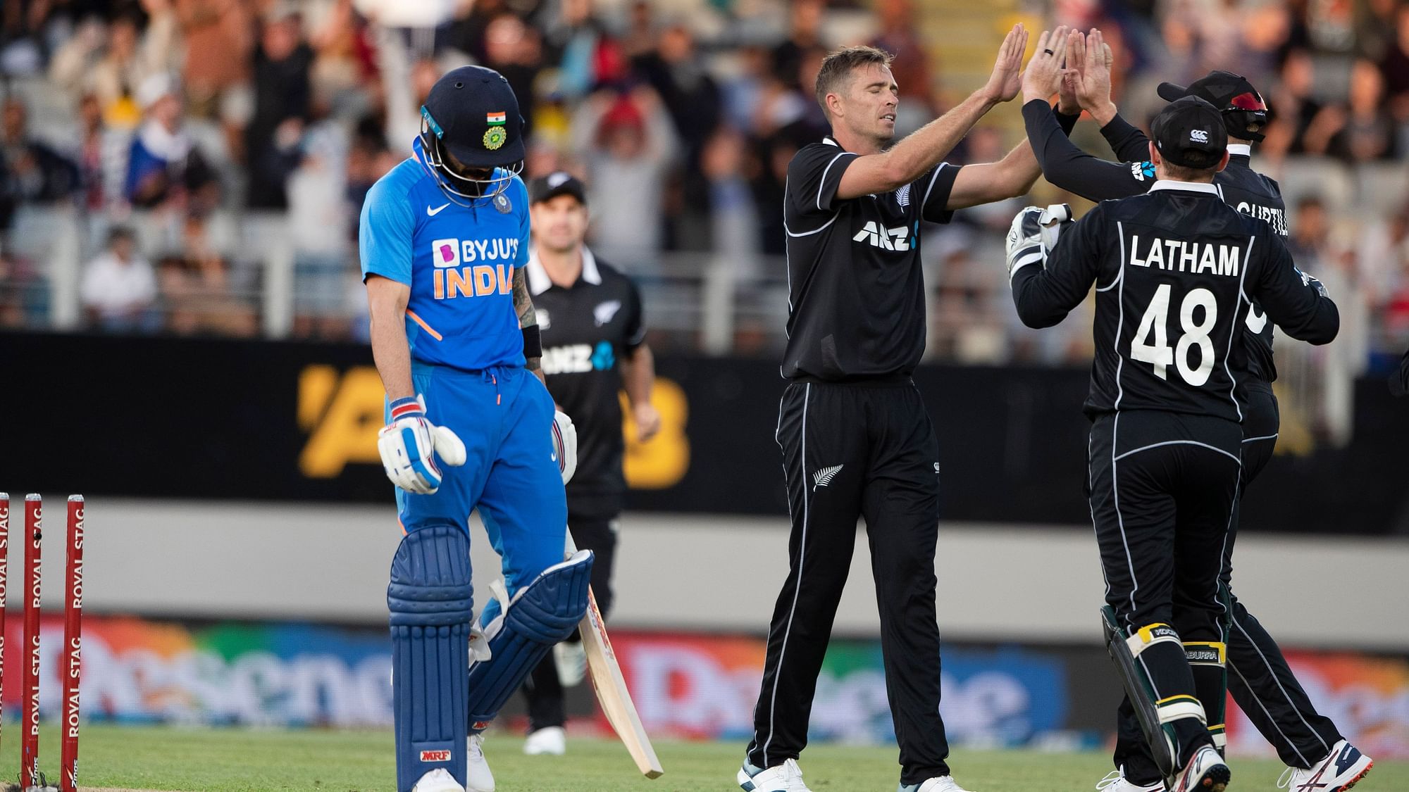 New Zealand have an unassailable 2-0 lead against India in the three-match ODI series after losing the T20I series 5-0.