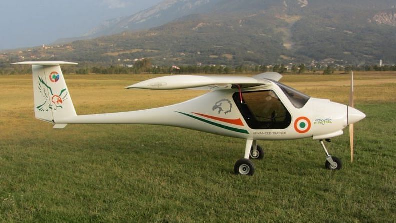 A Pipistrel Virus SW 80 trainer aircraft crashed soon after taking off from the Patiala Aviation Club airport.