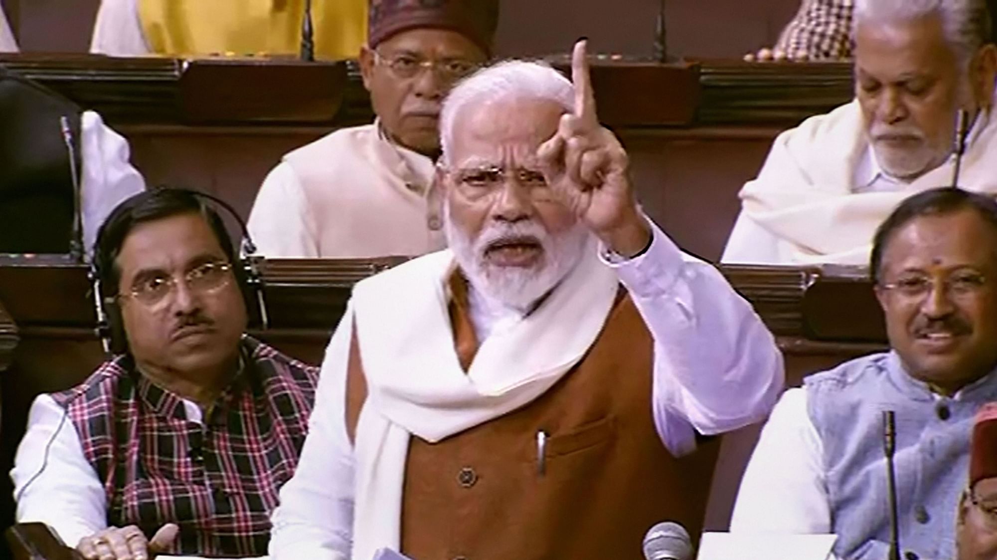 word from PM Modi’s speech in Rajya Sabha expunged in a rare step