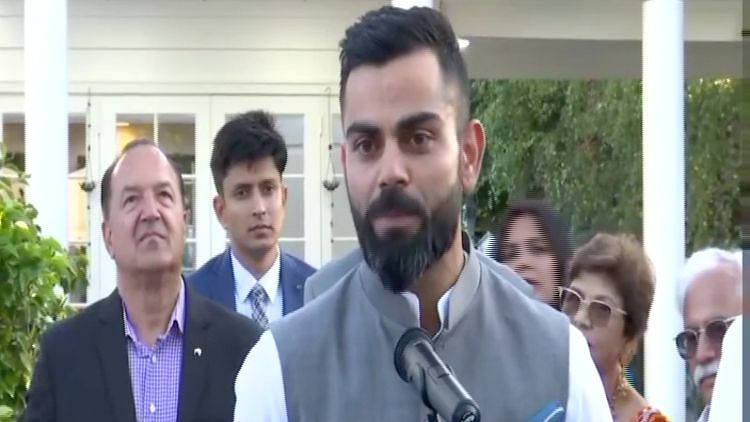 Virat Kohli was speaking on the sidelines of a visit to the Indian High Commission in Wellington ahead of their upcoming Test series against New Zealand.