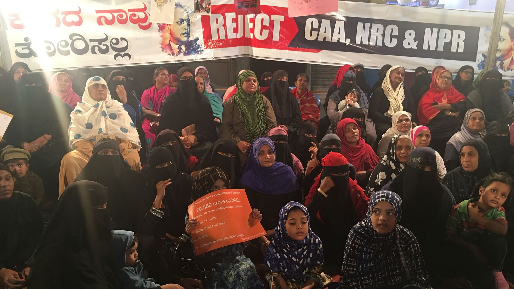From the evening of 8 February, women in Bengaluru have been sitting on an indefinite protest against CAA, NRC demanding <i>azaadi</i> from such laws and to assert their rights as citizens.