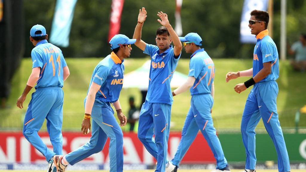 Indian bowlers produced a brilliant performance under pressure to dismiss Pakistan for 172 in the first U-19 World Cup semifinal on Tuesday, 4 February.