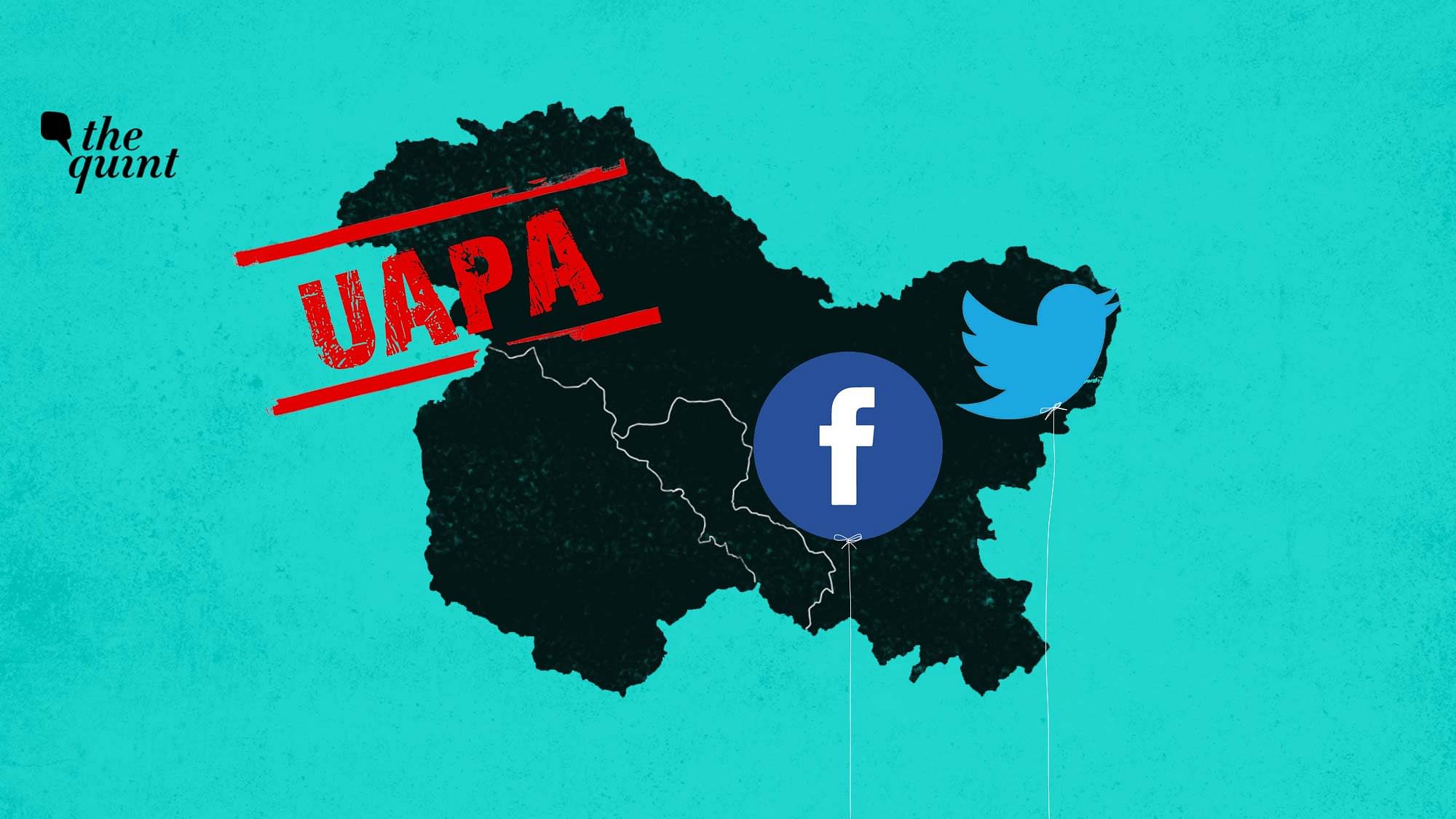 The J&amp;K Police are booking people under the UAPA for using social media in the region in defiance of government orders.