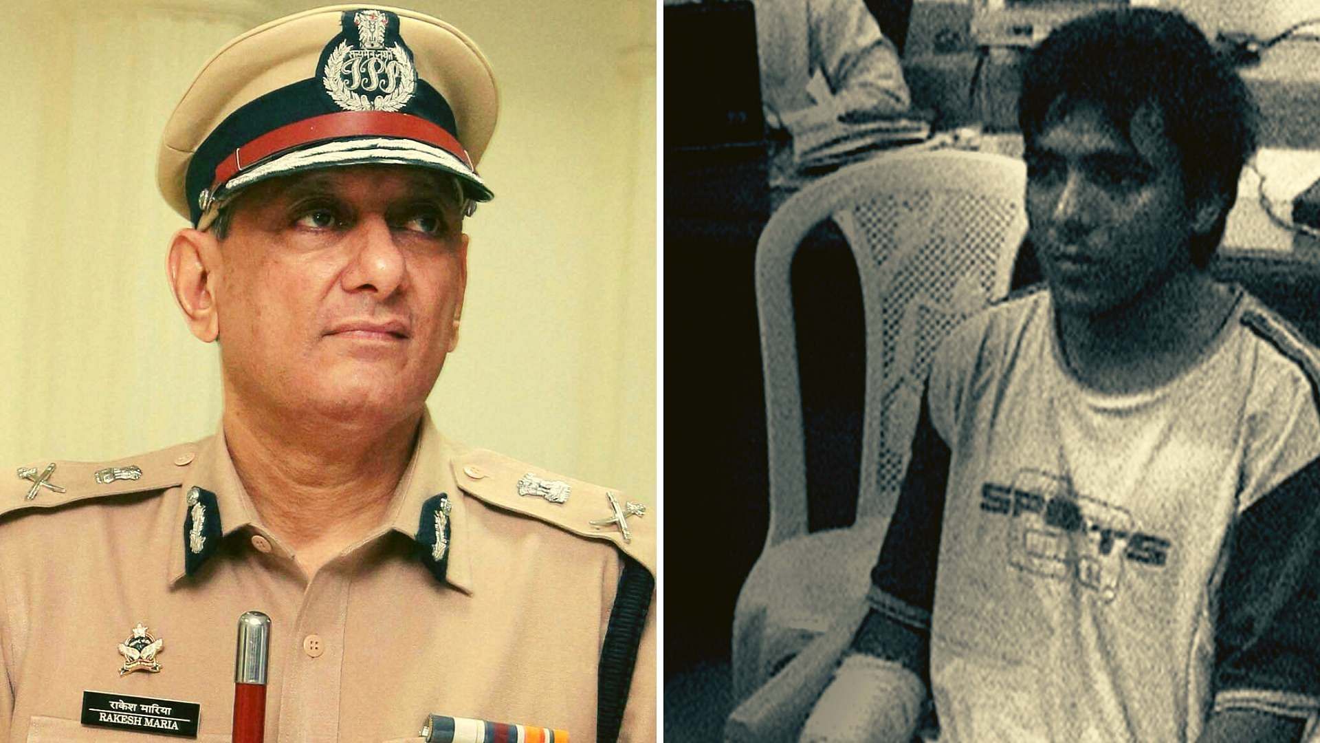 File photos of former Mumbai Police Commissioner Rakesh Maria and 26/11 terrorist Ajmal Kasab.