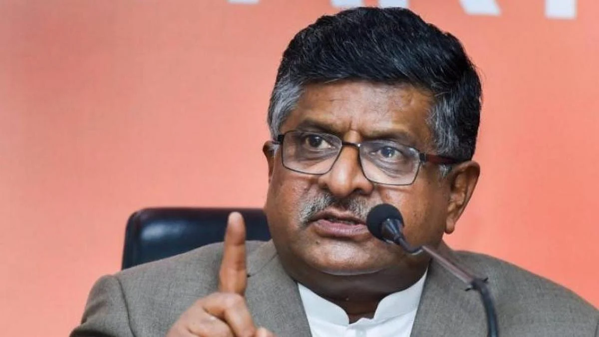 Union IT Minister Ravi Shankar Prasad.