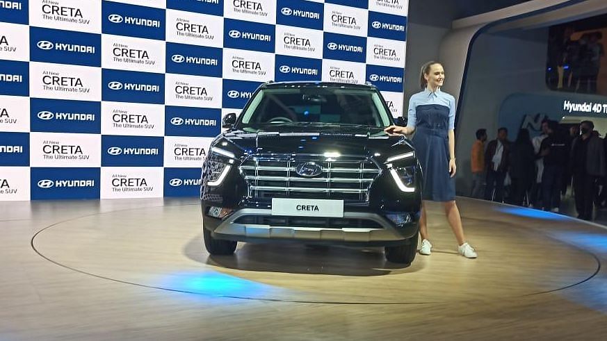 The new Hyundai Creta facelift.