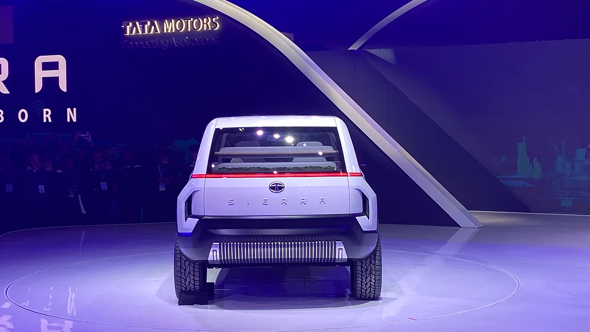 Futuristic touch to the rear design of the Sierra.