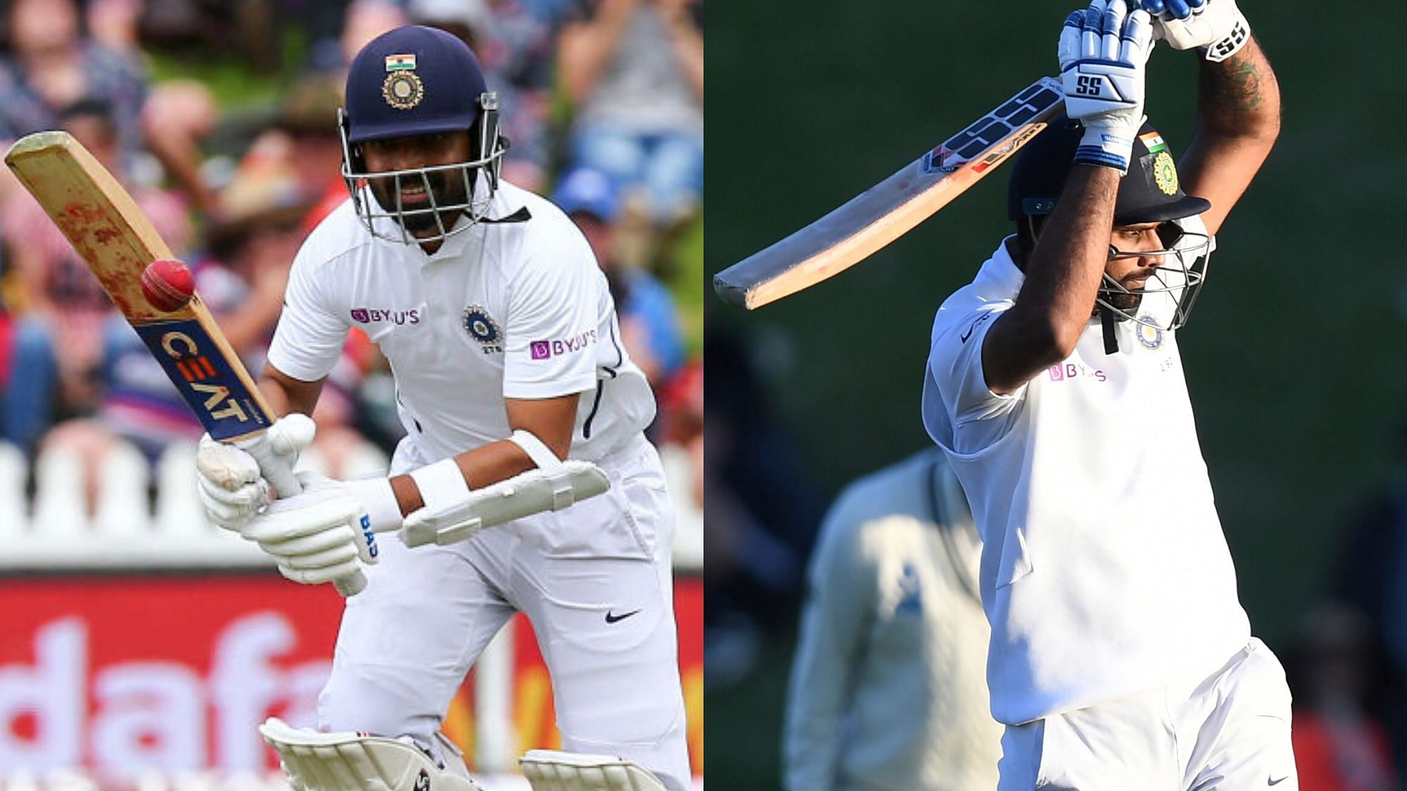 Ajinkya Rahane and Hanuma Vihari were still at the crease for India at Stumps of Day 3 of the first Test in Wellington.