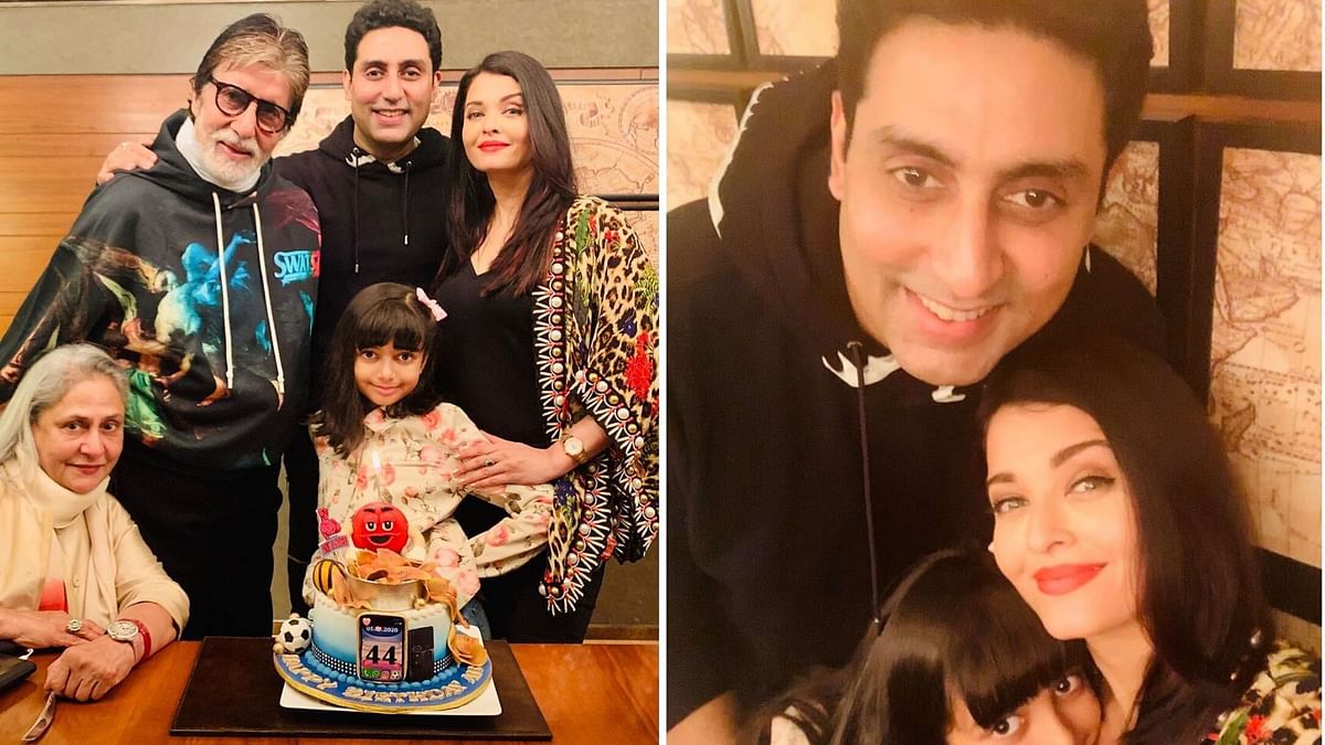 Abhishek Bachchan Rings in His Birthday With Family