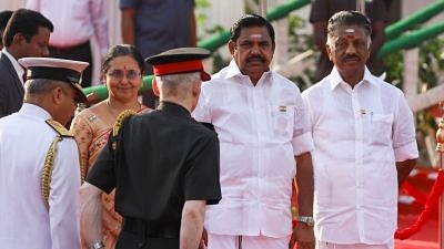 Tamil Nadu Chief Minister Edappadi K. Palaniswami and Deputy Chief Minister O. Panneerselvam. Image used for representational purposes.&nbsp;