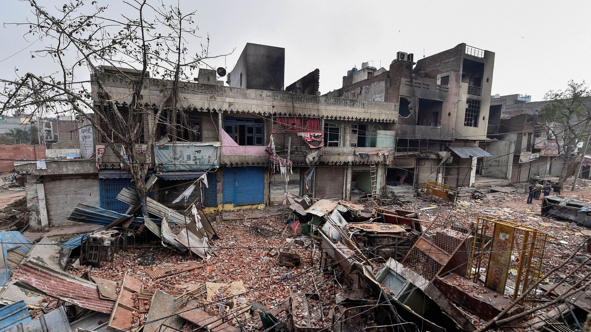 Scenes from northeast part of Delhi, where communal violence erupted on a massive scale.
