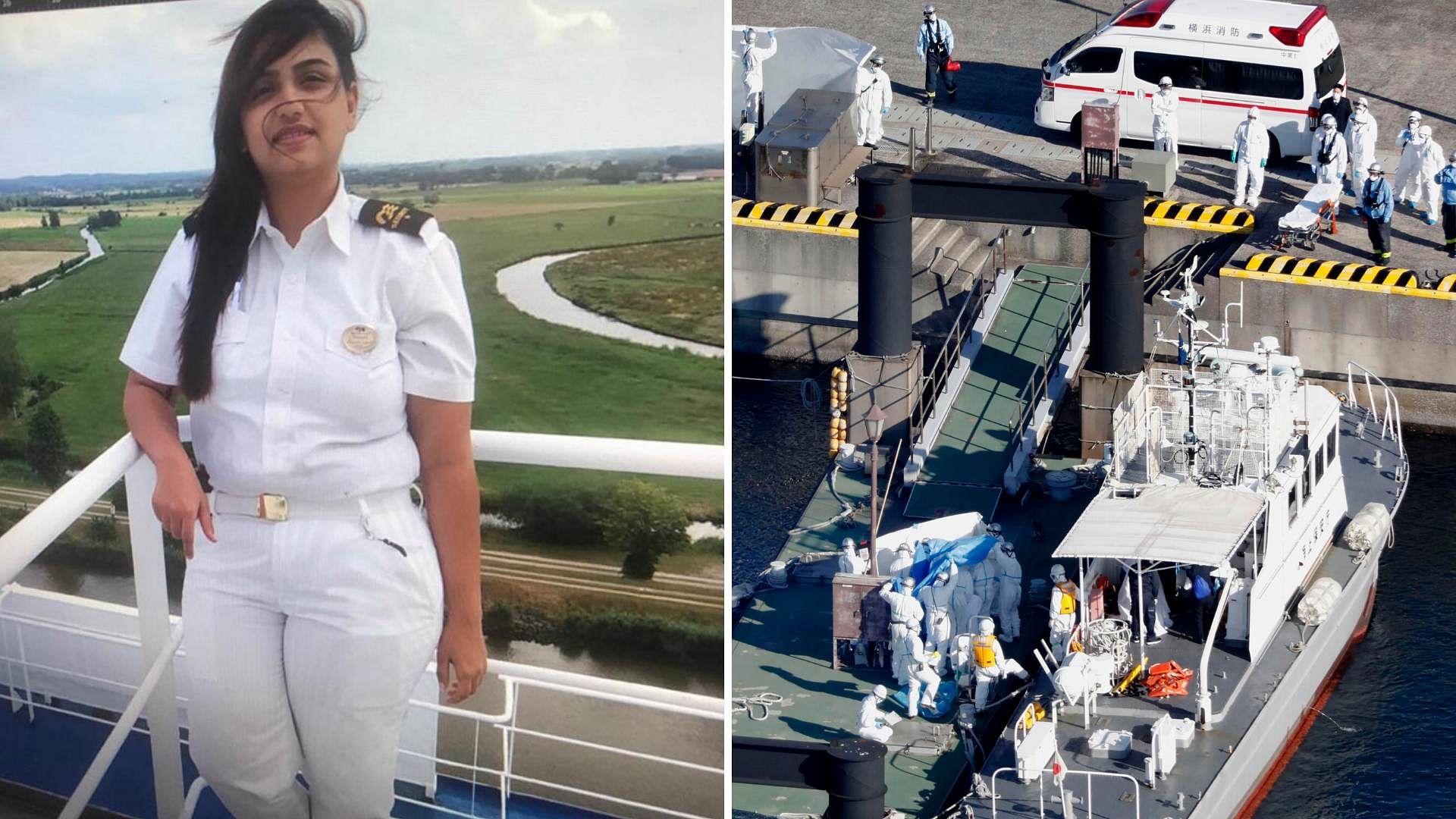 Sonali Thakkar is a security patrol woman onboard the Diamond Princess cruise ship.
