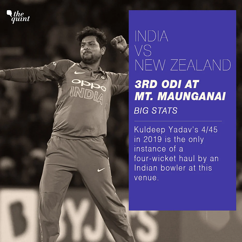 Stats: Team India Unbeaten in ODIs at Bay Oval in Mt Maungania