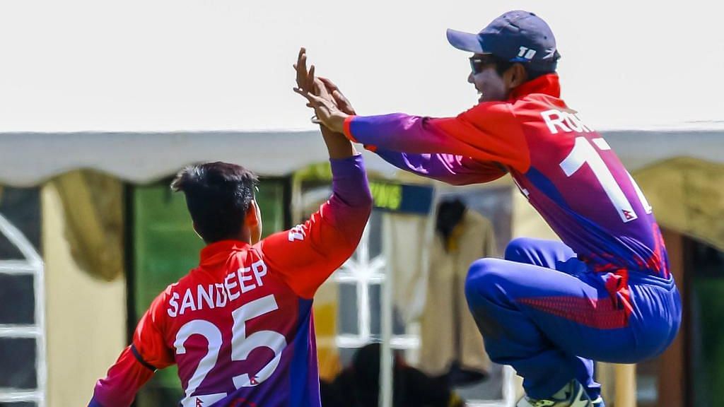 Sandeep Lamichhane finished with career-best figures of 6/16 while Sushan Bhari took the other four wickets for Nepal.