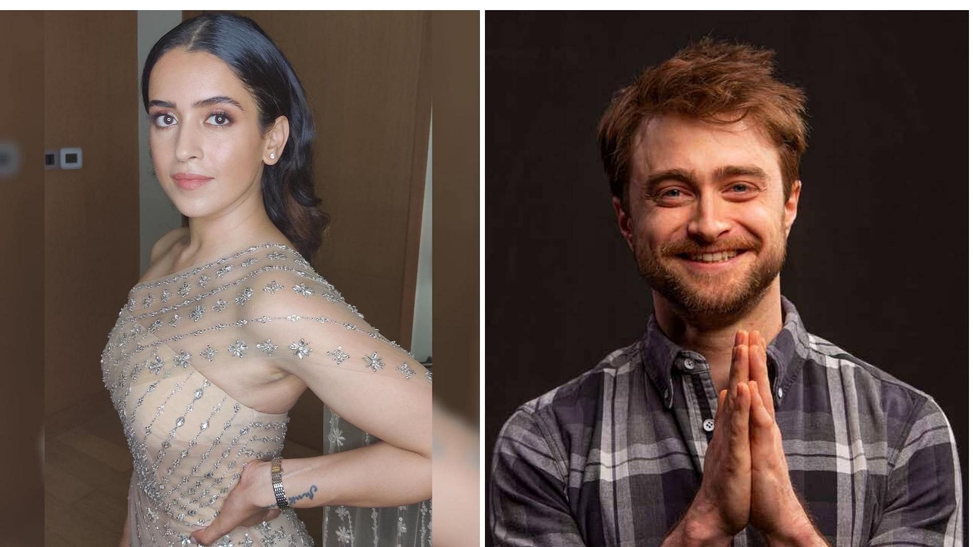 <i>Harry Potter</i> actor Daniel Radcliffe wished Sanya Malhotra on her birthday.