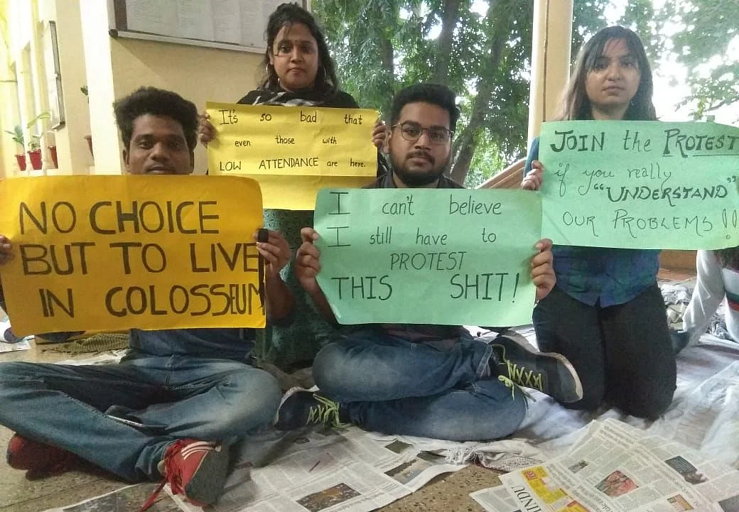 The students have been protesting for 15 days.