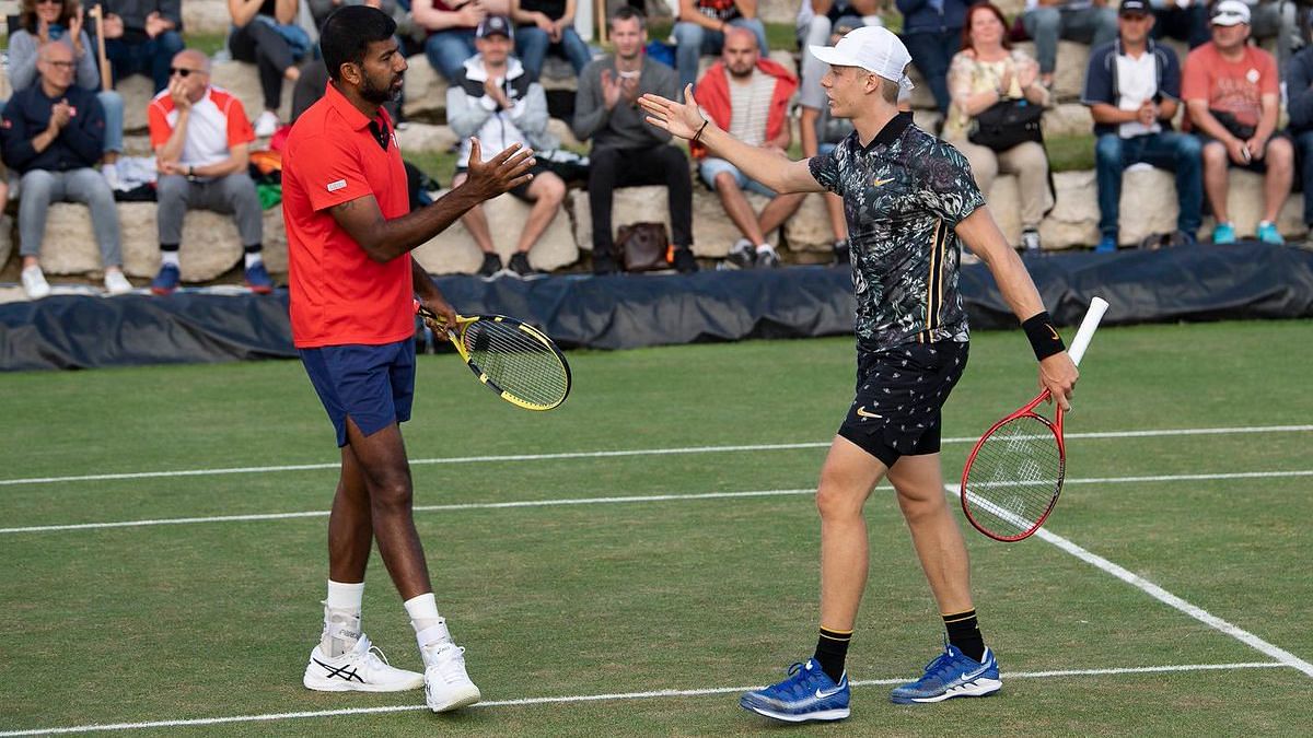 The Indo-Canadian pair defeated the Australian pair of John Peers and Michael Venus 7-6, 6-7, 10-8 in an extremely gripping encounter at the ATP 500 event.&nbsp; &nbsp;  &nbsp;