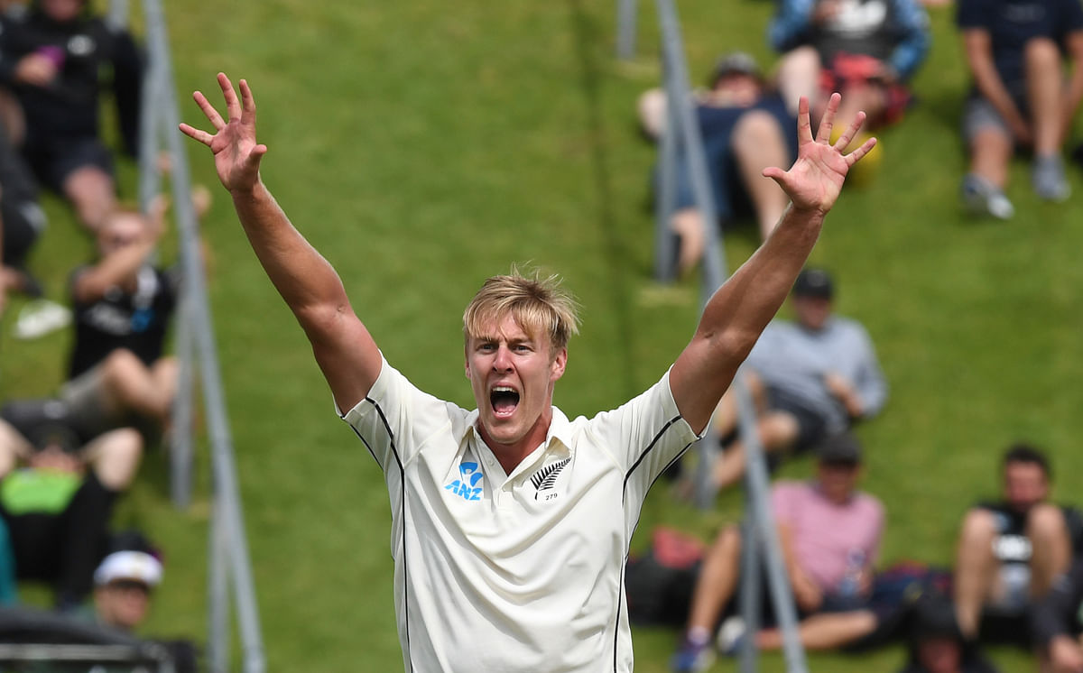 Kyle Jamieson claimed the wickets of Virat Kohli and Cheteshwar Pujara on his Test debut.