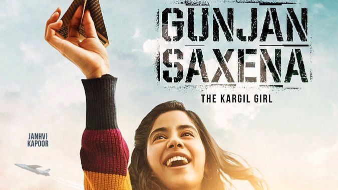 Janhvi Kapoor in and as Gunjan Saxena: The Kargil Girl