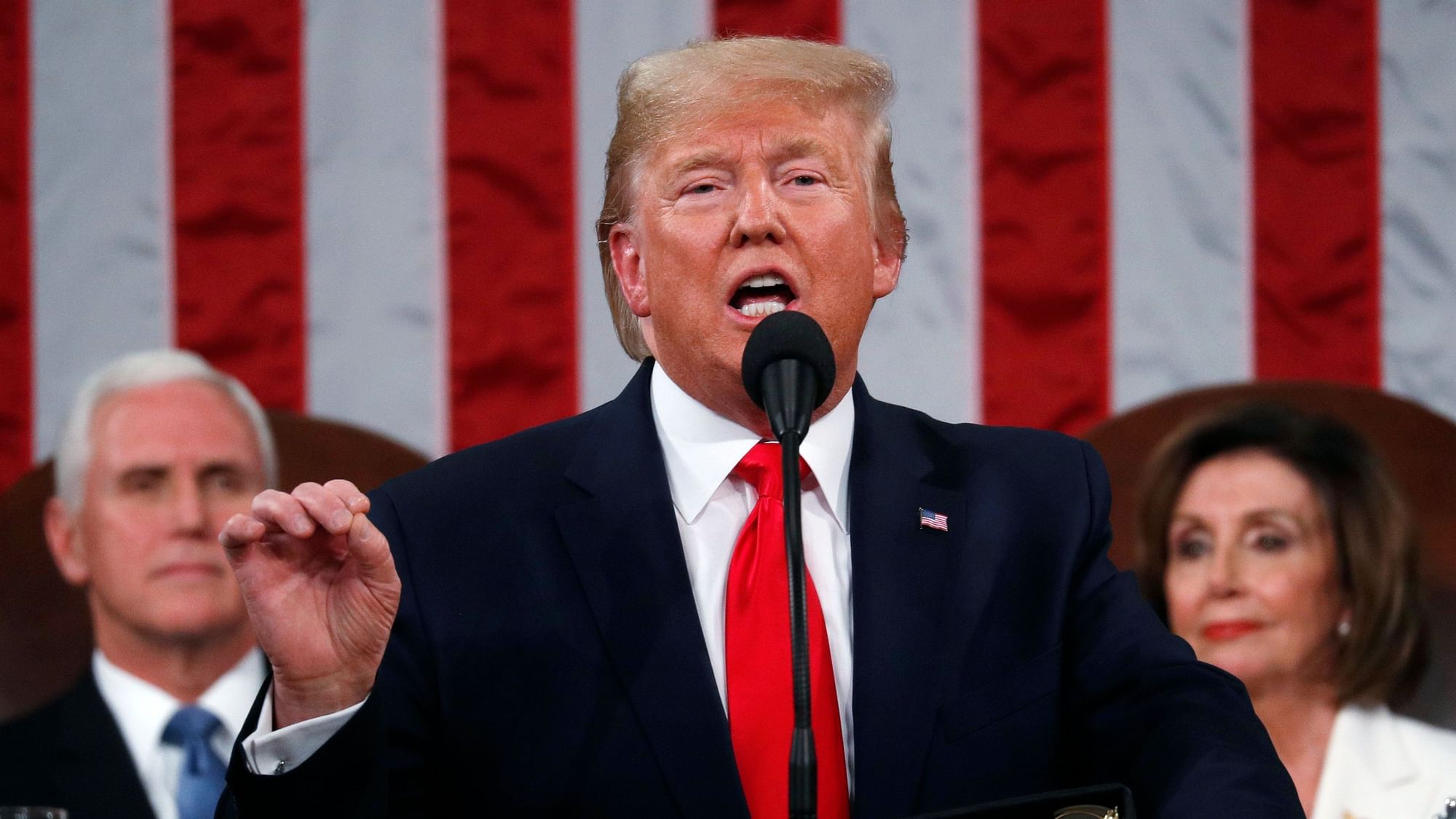 US President Donald Trump delivered his third State of the Union address on Wednesday, 5 January, in Washington DC.