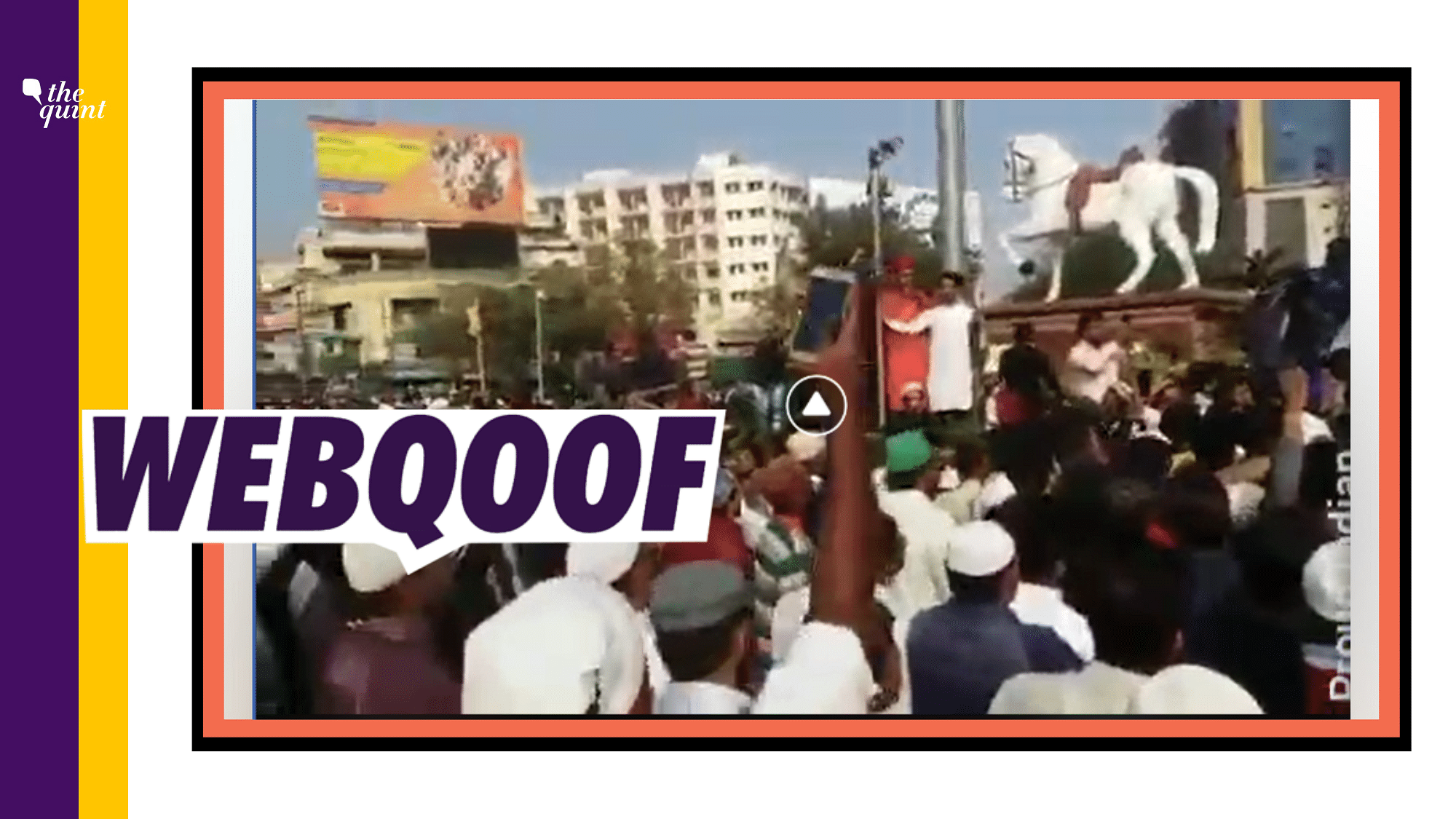 An old video from 2017 is being circulated with a claim that Muslim goons are chanting “Islamic supremacy” slogans.
