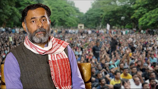 Yogendra Yadav was expelled from AAP in March 2015.