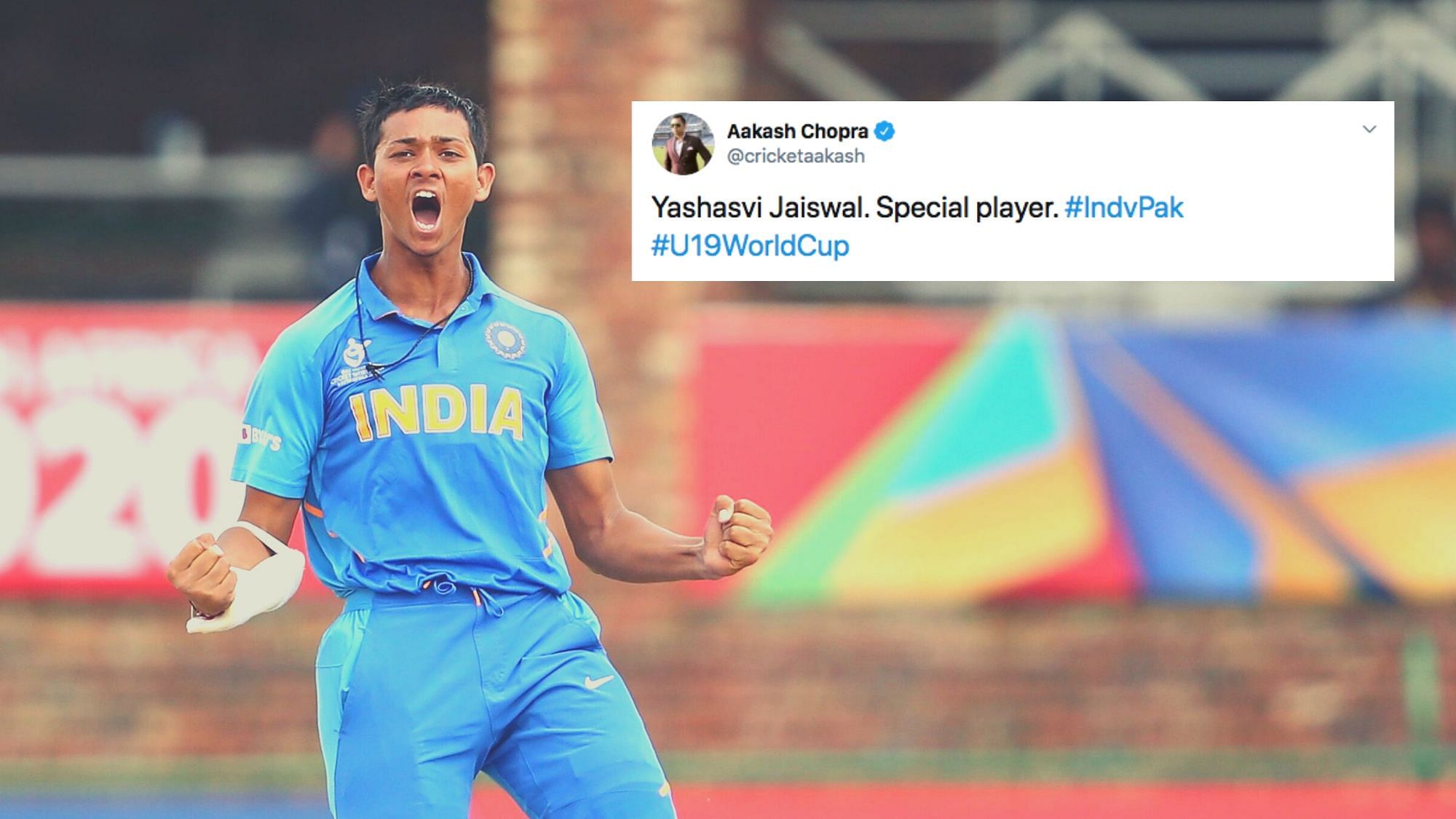 Twitter hailed opener Yashasvi Jaiswal for his incredible century that helped India book a spot in the final of the U-19 World Cup.