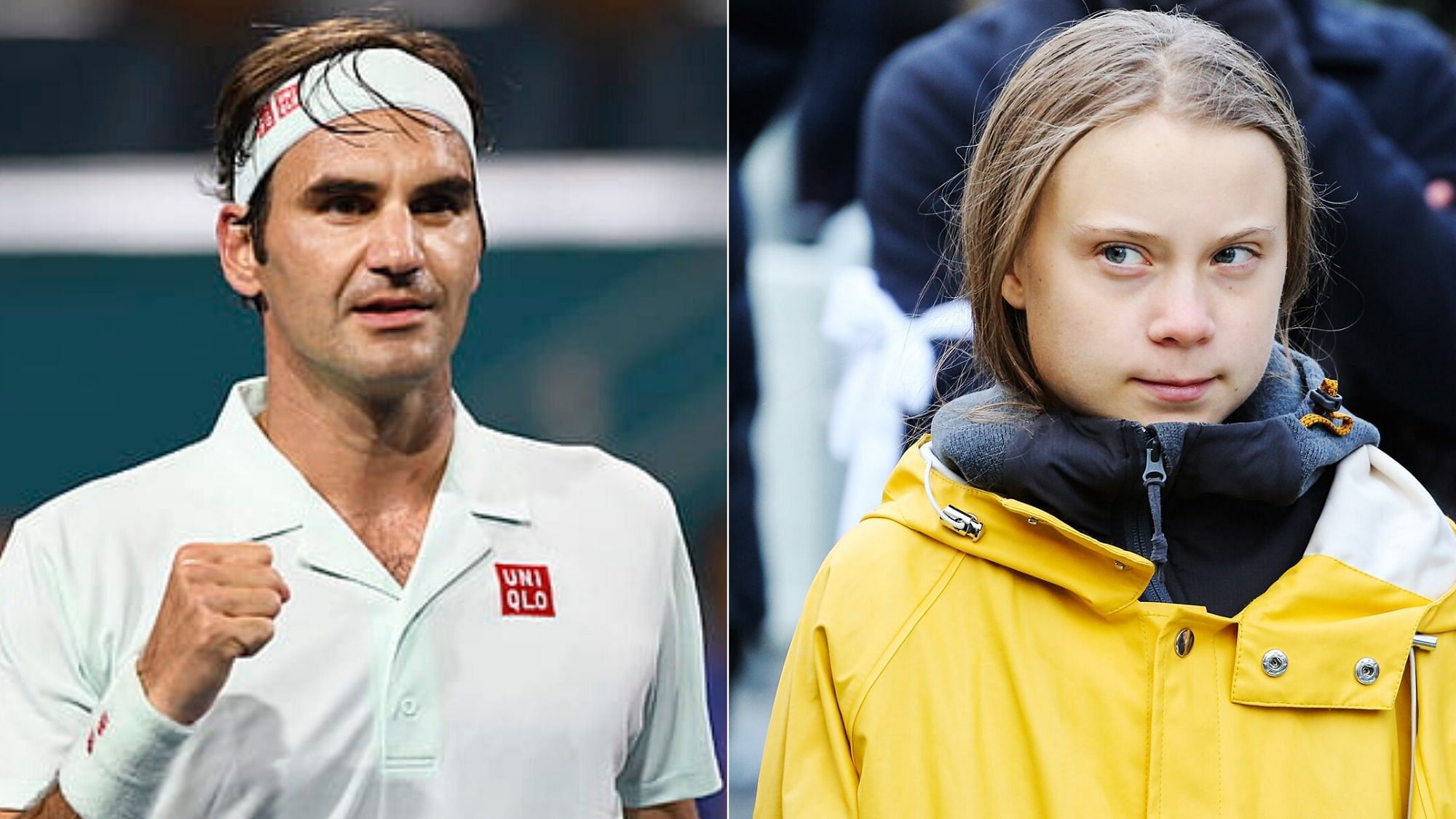 Tennis legend Roger Federer has hit-back at climate activist Greta Thunberg.