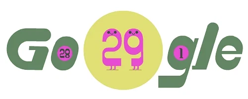 What is Lead Day. Google celebrates leap year with a doodle on 29 February