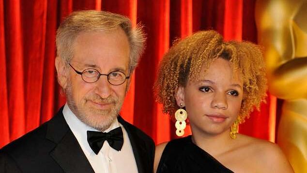 Steven Spielberg with daughter Mikaela Spielberg