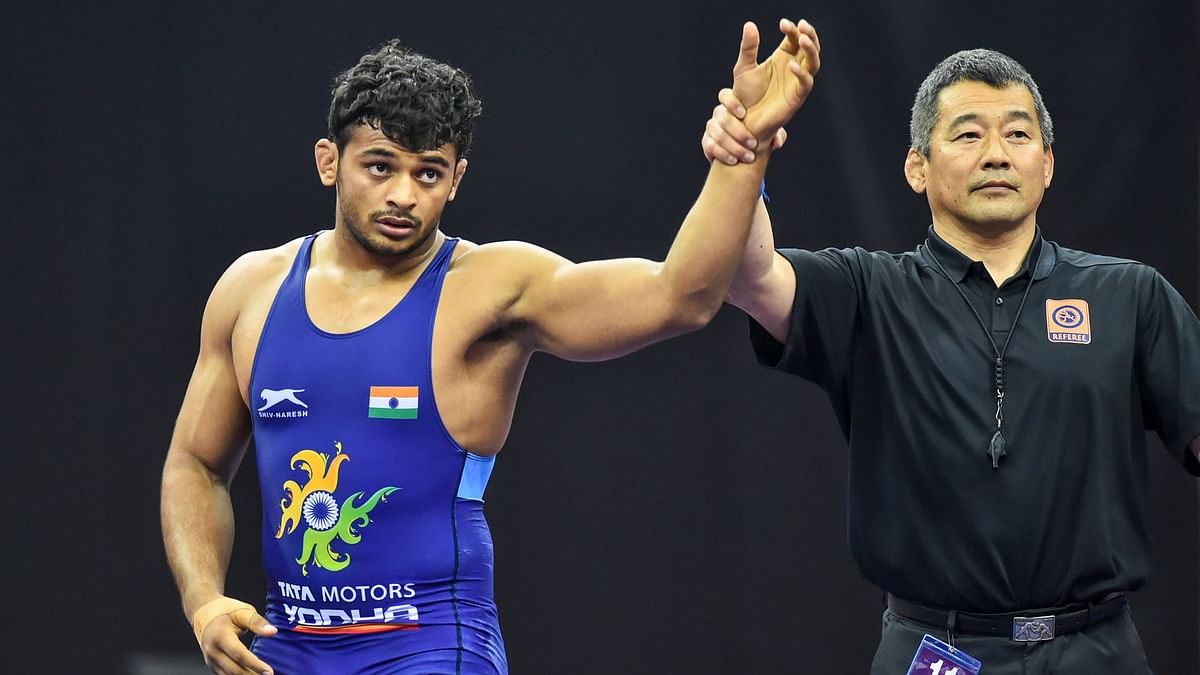 Meanwhile, Rahul Aware (61kg) and Deepak Punia (86kg) settled for bronze.