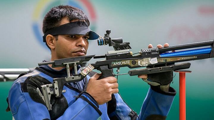 Deepak Kumar secured an Olympic quota in the 10m air rifle event at the Asian Championships last year.